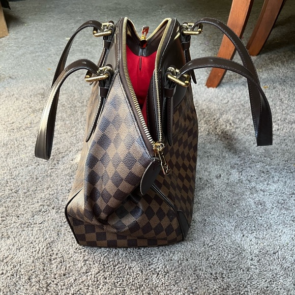 Louis Vuitton Verona Brown Ebene Canvas Shoulder Bag - Picture 2 of 8